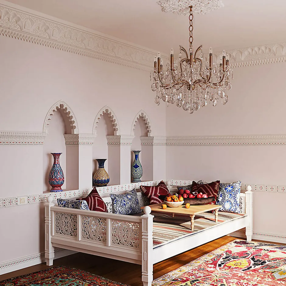 Encadrement d'arche 161511F flexible Moulure flexible Encadrement de porte Encadrement de fenêtre 2 m-Profhome