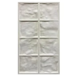 Divina Home Ensemble de 10 panneaux décoratifs effet pierre 3D, revêtement mural PU 7,2 m² (120x60x3 cm), Tufo