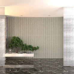 Divina Home Ensemble de 12 panneaux décoratifs effet pierre 3D grattée, revêtement mural PU 8,6 m² (120x60x2,5 cm), gris roche