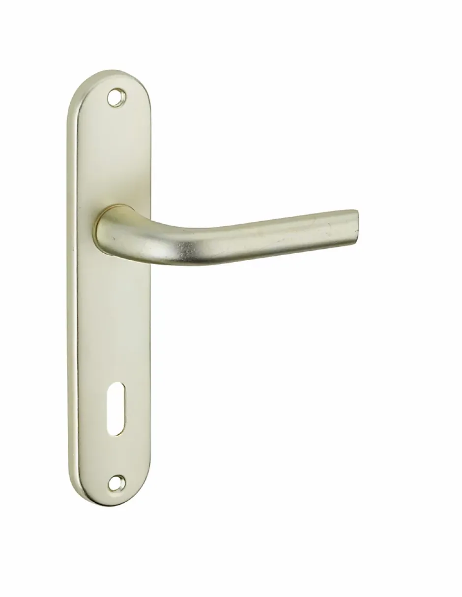 Thirard Ensemble de poignées pour porte intérieure Leto trou de clé, carré 7mm, entr'axes 165mm, couleur F2 -