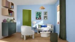 Ensemble poignée sur rosace rond à visser Minzh effet nickel satin gris Ø50mm-GoodHome Clearance