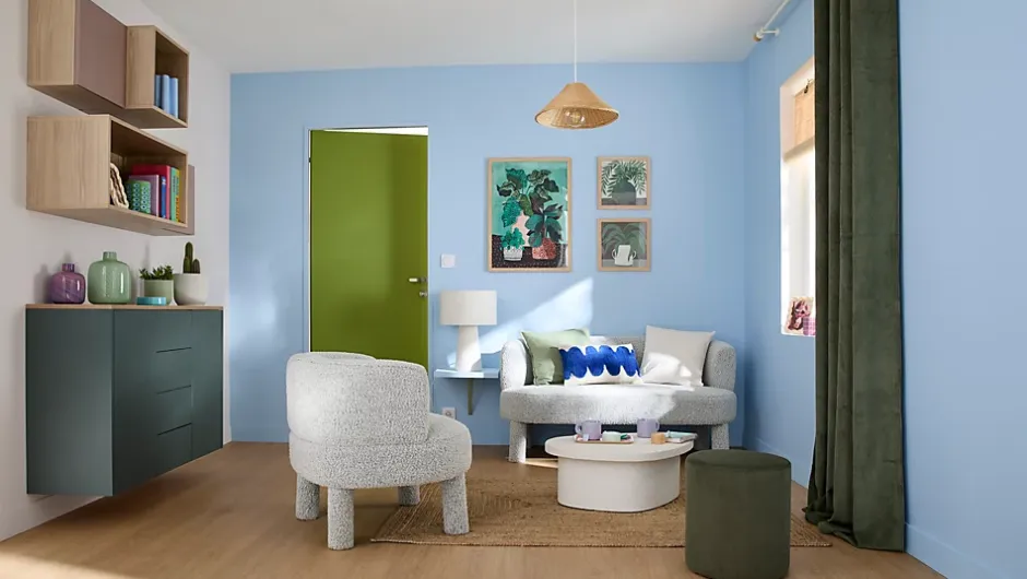 Ensemble poignée sur rosace rond à visser Minzh effet nickel satin gris Ø50mm-GoodHome Clearance