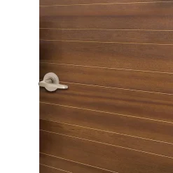 Ensemble poignée sur rosace rond à pousser Colan aluminium argent Ø52mm- Sale