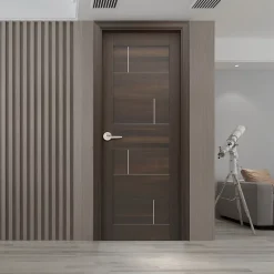 Ensemble poignée sur rosace rond à pousser Colan aluminium argent Ø52mm- Sale