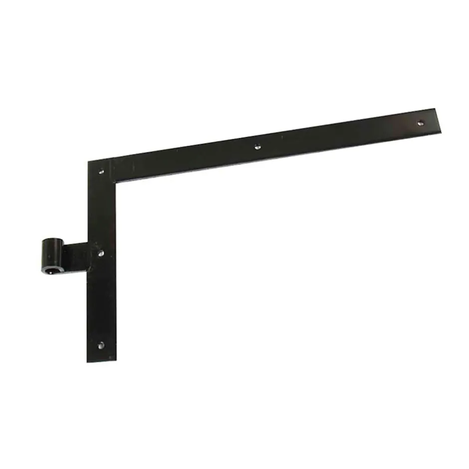 Equerre acier bout droit pour volet en bois acier noir Afbat-Afbat - Tb Industrie Sas Discount