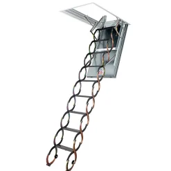 Matisere Escalier coupe feu 60min - Hauteur sous plafond 3.00m - Trémie 60x120cm - LSF60120-300