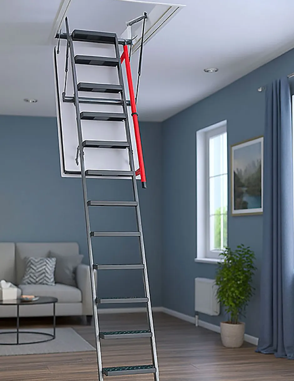 Matisere Escalier coupe feu 120min - Hauteur sous plafond 3.05m - Trémie 70x130cm - LMF70130-305