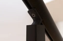 Escalier crémaillière droit Costa rampe acier marche hêtre l. 2.75 m-Alumin'home