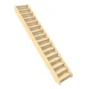 Escalier Droit Sapin Gavia Escalier Droit 288 Cm Kit Recoupable Sapin Avec Contremarches H Sol Sol 288 Cm-Woodup Hot