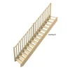 Escalier Droit Suchet 280 Cm Kit Recoupable Sans Contremarche H Sol Sol 280 Cm-Woodup New