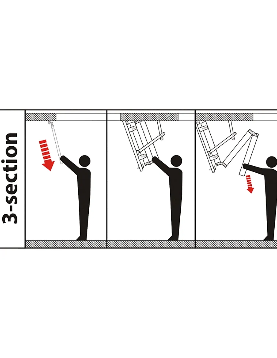 Escalier Escamotable Bois Isole 46 Mm Caisson 140 X 70 Cm-Woodup Discount