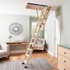 Escalier escamotable (échelle 3 plans 12 marches 120x60)- Clearance