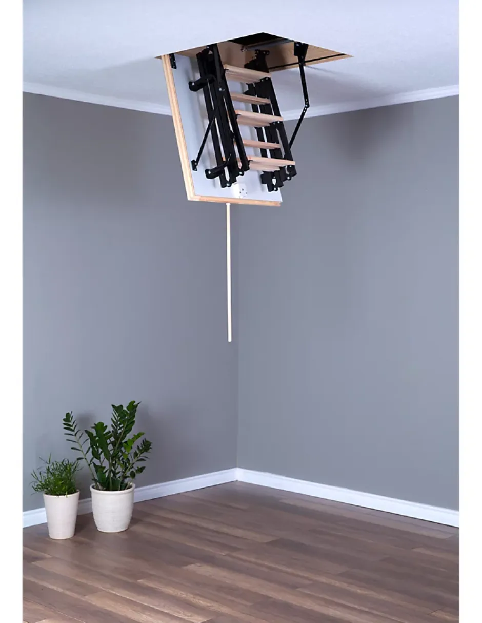 Escalier Escamotable Faible Encombrement Isolé 46 Mm Caisson 90 X 70 Cm-Woodup Outlet