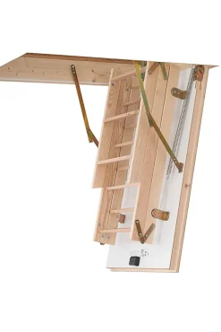 Escalier escamotable haute qualité isolation supérieure (échelle 3 plans 12 marches 120x60)-Mac Allister Sale