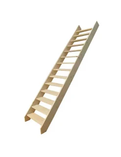 Woodup Escalier Gain De Place Aulac Kit Recoupable65 Sans Rampe H Sol Sol 280 Cm