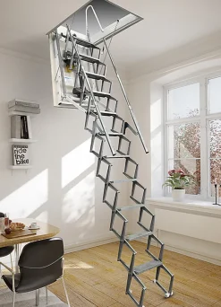 Escalier Grenier Electrique - Trappe 60x100cm - Hauteur 3.06 à 3.25m - ACI-THE325G/100X60-Matisere Online