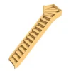 Woodup Escalier Quart Tournant Chêne Furka 288 Cm Kit Recoupable Haut à Gauche Avec Contremarches Hêtre LC H Sol Sol 288 Cm