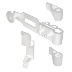 Tirard Espagnolette, Kit complet, Blanc, Composite, pour Volet Battant, Ferrure de Volet