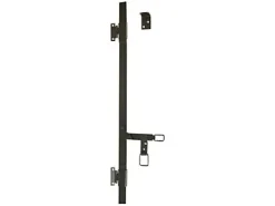 Afbat Espagnolette plate complète acier noir h.1500 mm