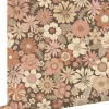 papier peint fleurs rétro vieux rose et beige - 53 cm x 10.05 m - 130966-Estahome