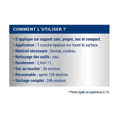 Etanchéité avant carrelage intérieur mat 2,5L-Ripolin