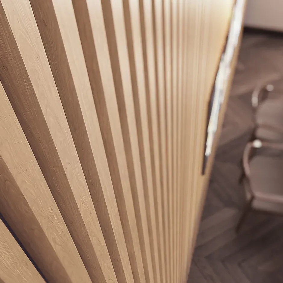 Extrémité adhésive vinyle imitation chêne pour lamelle 3 x 4 cm-