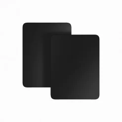Extrémité adhésive vinyle noir pour lamelle 3 x 4 cm