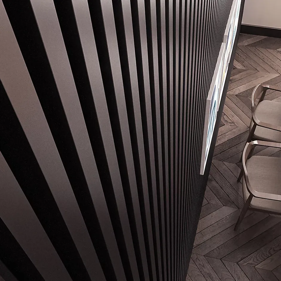 Extrémité adhésive vinyle noir pour lamelle 3 x 4 cm