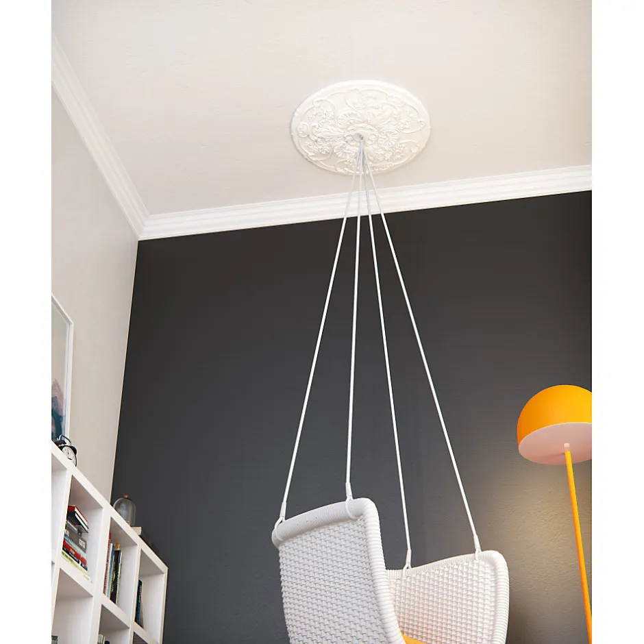 F15 Moulure de plafond Polyuréthane 90 x 100 x 2000 - 1 pièce-Decoflair Clearance