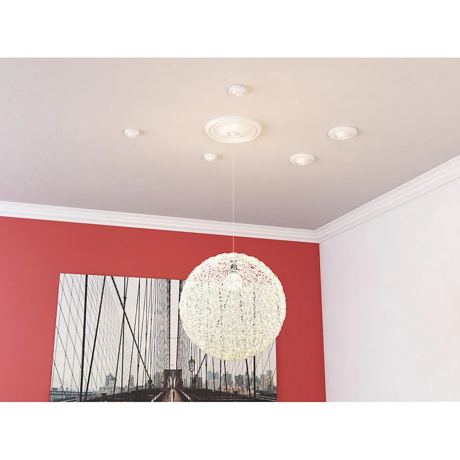 F15 Moulure de plafond Polyuréthane 90 x 100 x 2000 - 1 pièce-Decoflair Clearance