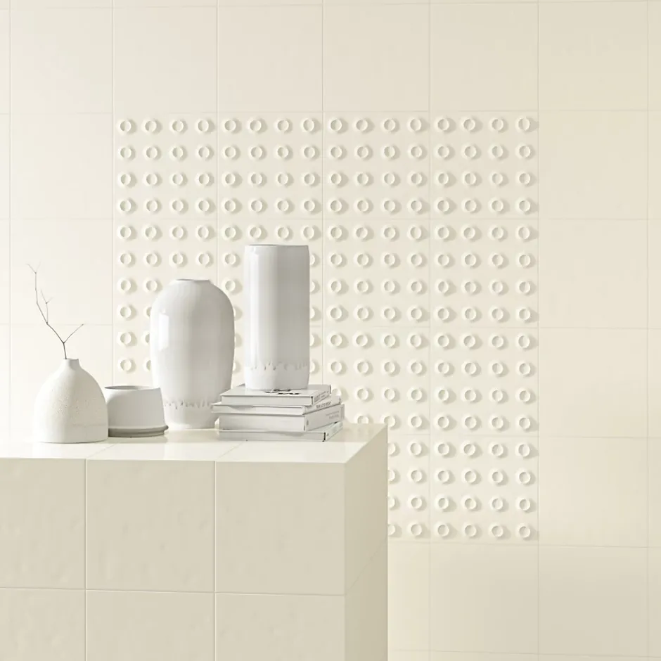 Vives Faïence Berta Beige 20 x 20cm ( vendu par boite de 1 m² )