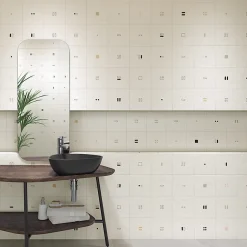 Faïence Berta Blanc mat 20 x 20cm ( vendu par boite de 1 m² )-Vives Sale