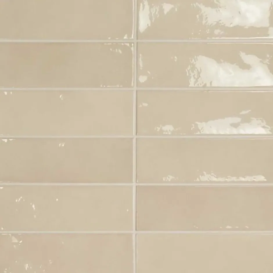 Faïence Effet Zellige Beige VILLAGE 6,5x20 Mushroom - LES CARREAUX DE JEAN-Gioia Materia Clearance