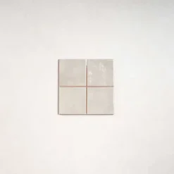 Faïence Effet Zellige Blanc CHAOUEN 10x10 Ice - Les Carreaux de Jean-Les Carreaux De Jean Discount