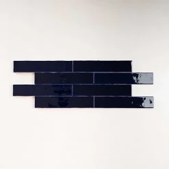 Faïence Effet Zellige Bleu Nuit SAONA 5x25 Marine - Les Carreaux de Jean-Les Carreaux De Jean  Hot