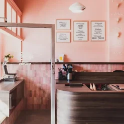 Gioia Materia Faïence Effet Zellige Rose ARTISAN 6.5x20 Rose - Les Carreaux de Jean