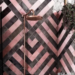 Gioia Materia Faïence Effet Zellige Rose ARTISAN 6.5x20 Rose - Les Carreaux de Jean