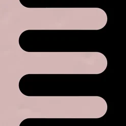 Vives Faïence Filippo Soul Garland Rosa negro 20 x 20cm ( vendu par boite de 1 m² )