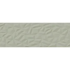Etile Faïence murale beige vert menthe décor 3D mat L.90 x l.30 cm x ép.10,5 mm, Aspen