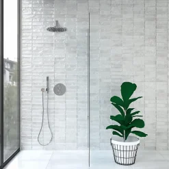 Faïence murale blanc brillant effet pierre L.60 x l.31,6 cm x ép.9 mm, Soul-Ecoceramic Sale