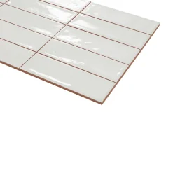 Faïence murale blanc brillant effet pierre L.60 x l.31,6 cm x ép.9 mm, Soul-Ecoceramic Sale