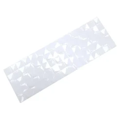 Faïence murale blanc brillant avec relief L.60 x l.20 cm x ép.8,3 mm, Plain-GoodHome New