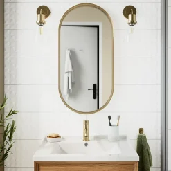 Faïence murale blanc brillant avec relief L.60 x l.20 cm x ép.8,3 mm, Plain-GoodHome New