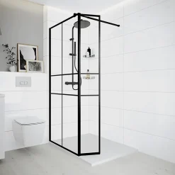 GoodHome Faïence murale blanc brillant L.90 x l.30 cm x ép.8,7 mm, Aragone