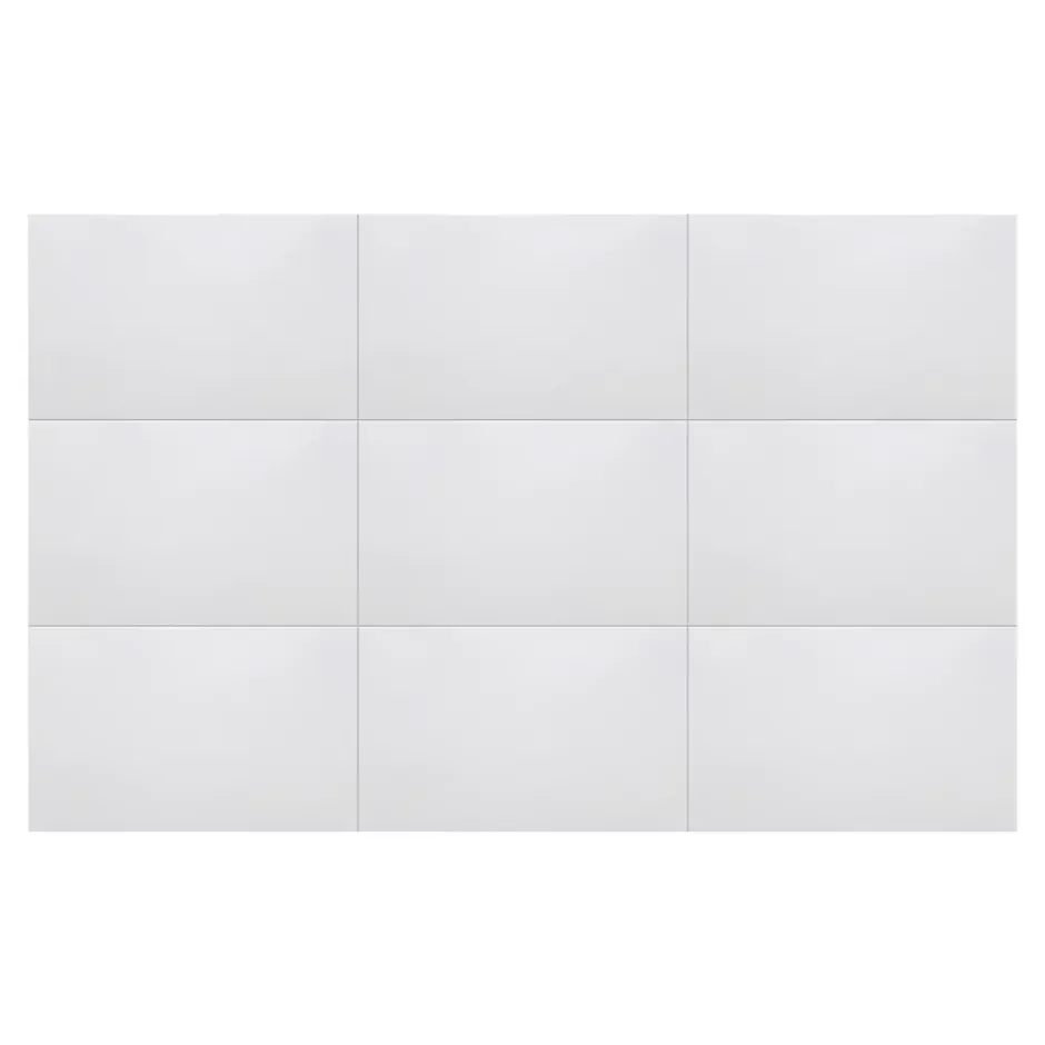 Faïence murale blanc mat L.40 x l.25 cm x ép.8,3 mm, Alexandrina-GoodHome Clearance