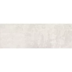 Faïence murale effet béton blanc L.90 x l.30cm x ép.10 mm, Brush- New