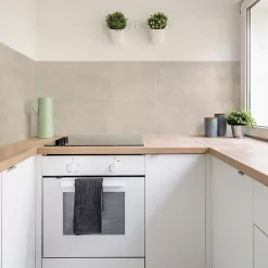 Faïence murale effet béton marron taupe satin L.90 x l.30 cm x ép.10 mm, Brush- New