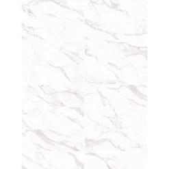 GoodHome Faïence murale effet marbre blanc mat L.90 x l.30 cm x ép.8,7 mm, Oazis