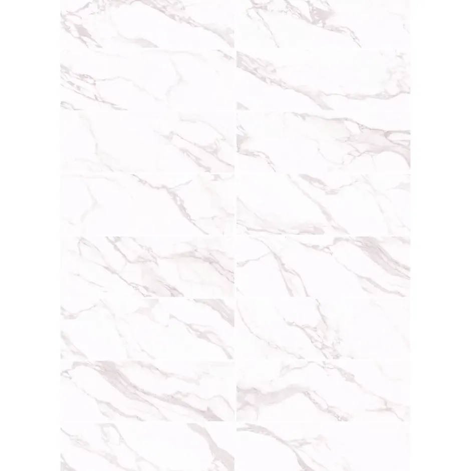 GoodHome Faïence murale effet marbre blanc mat L.90 x l.30 cm x ép.8,7 mm, Oazis