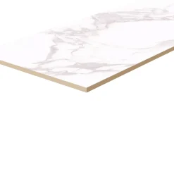 GoodHome Faïence murale effet marbre blanc mat L.90 x l.30 cm x ép.8,7 mm, Oazis